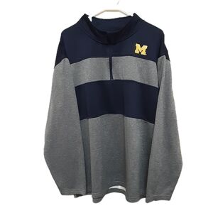Michigan Quarter Zip Pullover Mens 2XL